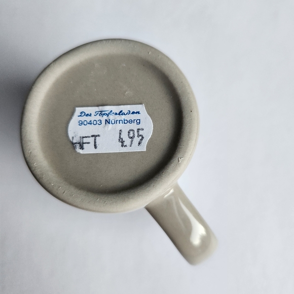 Nürnberg Mini Stein Ceramic Shot Glass from Der Töpferladen, Nuremberg Germany - Picture 2 of 8